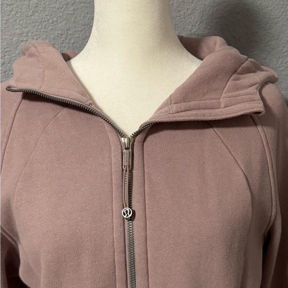 Lululemon Scuba 2 Hoodie Women’s 10 Rose Blush Full Zip Hoodie - Picture 2 of 9